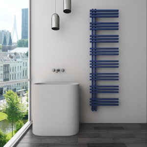 Carisa Terra 1740 x 500mm Navy Blue Designer Aluminium Towel Rail