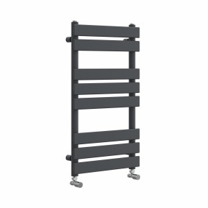 Juva 800 x 450mm Sand Grey Flat Panel Heated Towel Rail