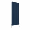 Karlstad 1800 x 682mm Sapphire Blue Double Flat Panel Vertical Designer Radiator