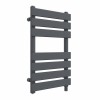 Juva 650 x 400mm Sand Grey Flat Panel Simple Electric Heated Towel Rail
