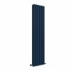 Lulea 1800 x 410mm Sapphire Blue Double Flat Panel Vertical Designer Radiator