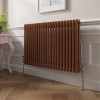 Bern 600 x 1010mm Metallic Bronze Double Horizontal Column Radiator