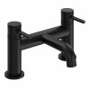 Eden Modern Bath Filler Mixer Tap Matt Black