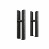 Bern Traditional Double Column Radiator Feet - Black Silver