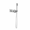 Beauly Modern Square Twin Diverter Thermostatic Shower Valve with Hand Shower Chrome