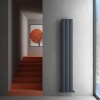 Carisa Step 1800 x 280mm Anthracite Designer Aluminium Radiator