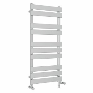 Juva 1000 x 450mm Dual Fuel Chrome Flat Panel Simple Electric Heated Towel Rail
