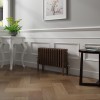 Bern 300 x 605mm Black Copper Four Column Horizontal Traditional Radiator