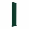 Lulea 1600 x 340mm Moss Green Double Flat Panel Vertical Designer Radiator