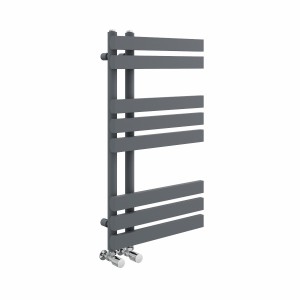 Koli 800 x 450 Designer Towel Rail - Anthracite