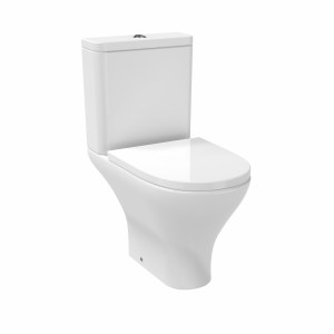 Fresh Curved Close Coupled Toilet with Soft Close Seat