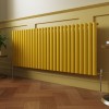 Norden 600 x 1594mm Zinc Yellow Single Horizontal Oval Column Designer Radiator