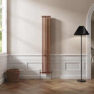 Bern 1800 x 290mm Metallic Bronze Triple Vertical Column Radiator