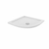 Essentials 800 x 800mm Quadrant Stone Shower Tray White