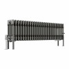 Bern 300 x 1190mm Traditional Raw Metal Horizontal Four Column Radiator
