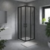 Ennerdale - 700 x 700mm Corner Entry Shower Enclosure - Black