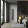 Karlstad 1800 x 274mm Chrome Single Vertical Flat Panel Designer Radiator