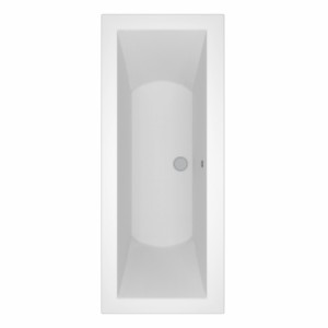 Sawley 1700 x 700mm Straight Bath Double Ended