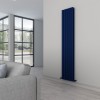 Carisa Tallis Mirror 1800 x 350mm Navy Blue Designer Aluminium Radiator