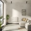 Lulea 600 x 760mm White Flat Panel Horizontal Wifi Electric Radiator - 800W