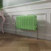 Bern 300 x 605mm Pastel Green Triple Horizontal Column Radiator
