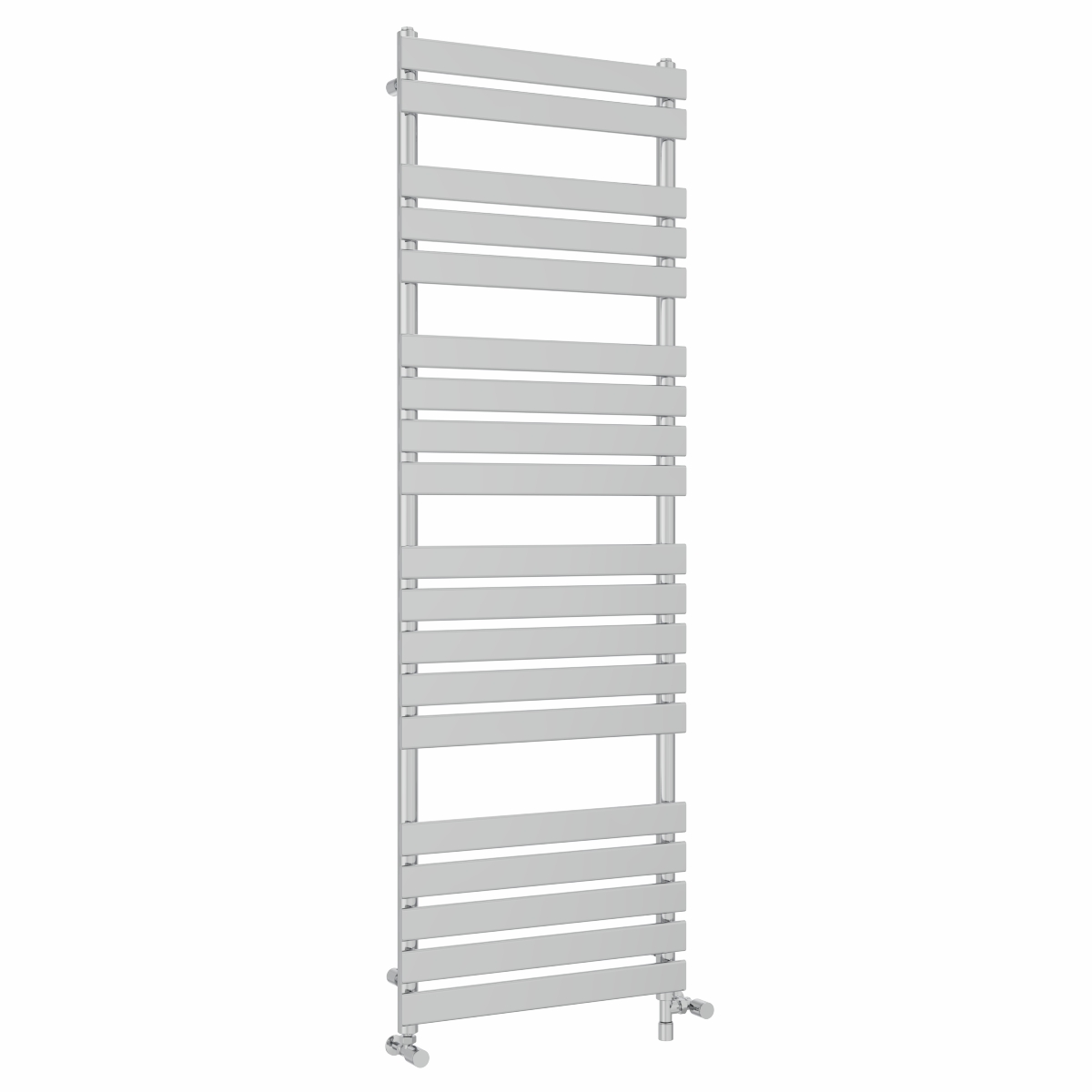 Juva 1800 x 600mm Dual Fuel Chrome Flat Panel Simple Electric Heated Towel Rail