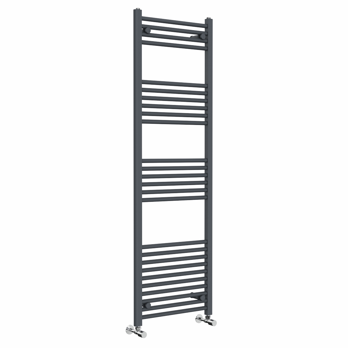 Bergen 1600 x 500mm Straight Anthracite Heated Towel Rail