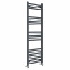 Bergen 1600 x 500mm Straight Anthracite Heated Towel Rail