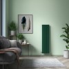 Karlstad 1600 x 410mm Moss Green Double Flat Panel Vertical Designer Radiator