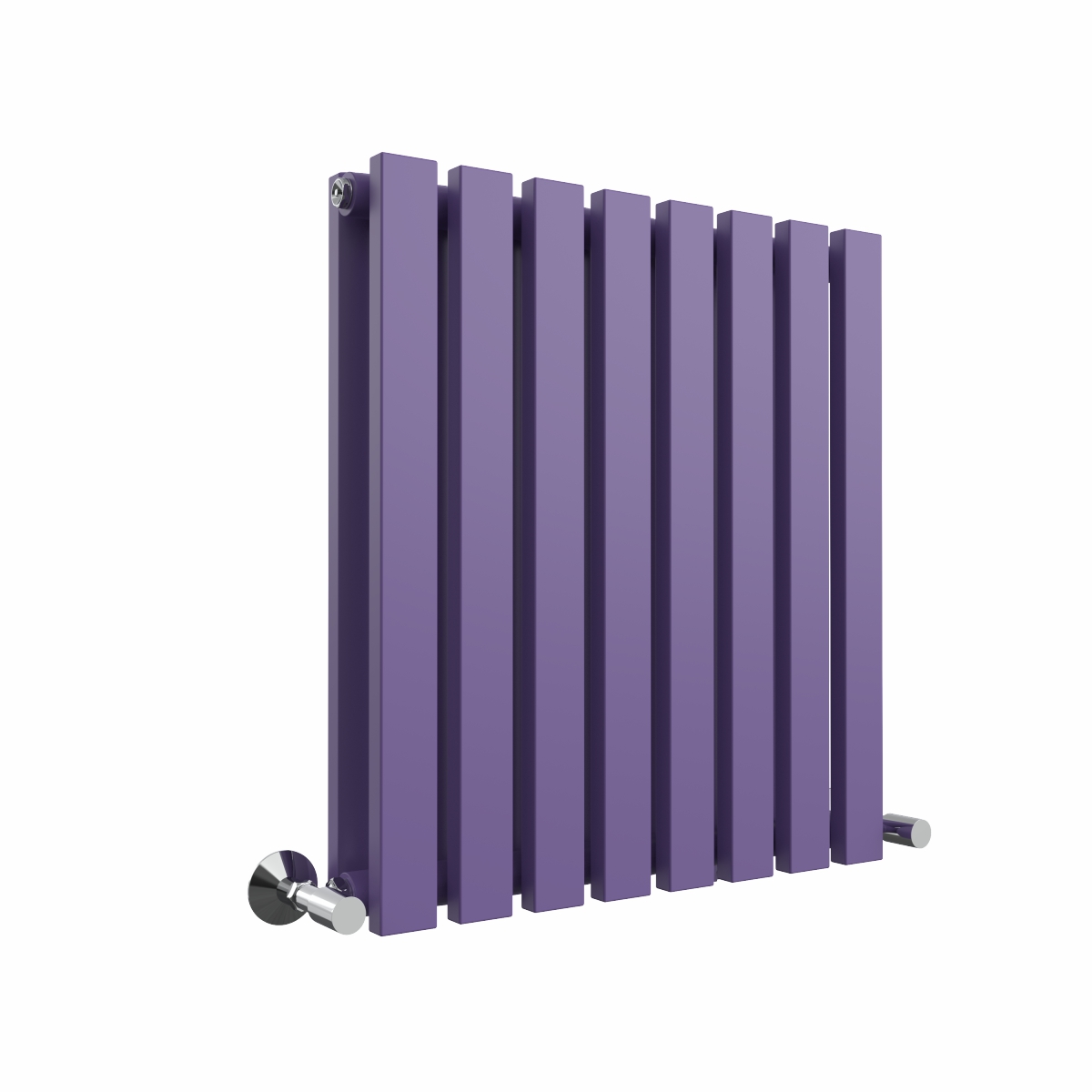 Lulea Elegant Purple Flat Panel Horizontal Designer Radiator - Choice Of Sizes