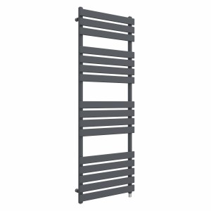 Juva 1600 x 600mm Sand Grey Flat Panel Simple Electric Heated Towel Rail