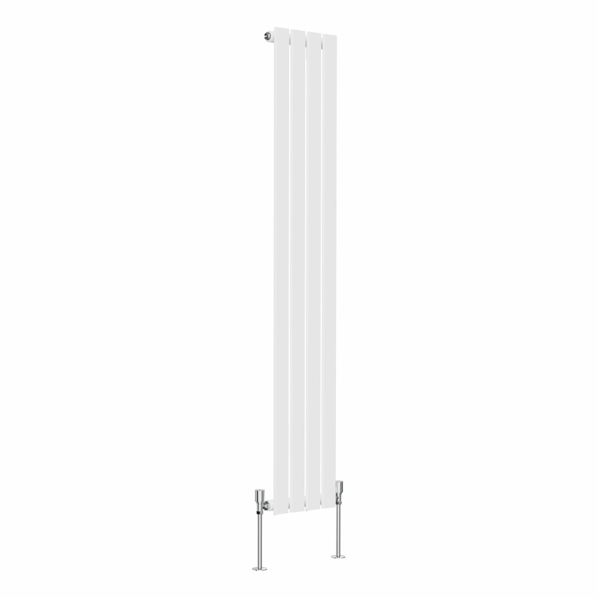 Karlstad - White Vertical Flat Panel Designer Radiator- Choice of Height & Width