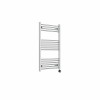 Bergen 1000 x 600mm Straight Chrome Thermostatic Touch Control Wifi Electric Heated Towel Rail