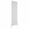 Bern 1800 x 560mm White Triple Column Vertical Traditional Radiator