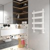 Carisa Moon 800 x 500mm White Designer Aluminium Towel Rail