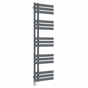 Koli 1600 x 450mm Anthracite Thermostatic Touch Control Electric Heated Towel Rail