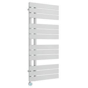 Kristiansund 1126 x 500mm Chrome Thermostatic Touch Control Wifi Electric Heated Towel Rail