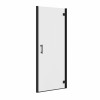Ennerdale - 700mm Hinged Shower Door - Black