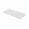 Essentials 1700 x 800mm Rectangle Stone Shower Tray White
