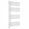 Koli 1200 x 600mm White Thermostatic Touch Control Wifi Electric Heated Towel Rail