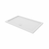 Essentials Anti-Slip 1200 x 900mm Rectangle Stone Shower Tray White