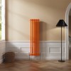 Bern 1500 x 380mm Bright Orange Double Vertical Column Radiator