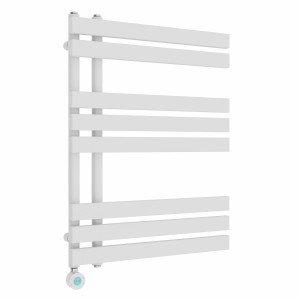 Koli 800 x 600mm White Thermostatic Touch Control Wifi Electric Heated Towel Rail