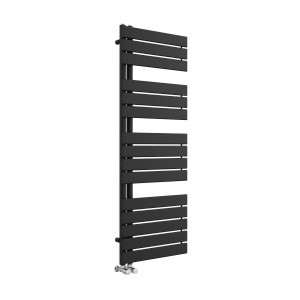 Kristiansund 1380 x 500mm Designer Towel Rail - Black