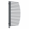 Sigla 1000 x 550mm Anthracite Thermostatic Touch Control Electric Heated Towel Rail