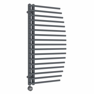 Sigla 1000 x 550mm Anthracite Thermostatic Touch Control Electric Heated Towel Rail