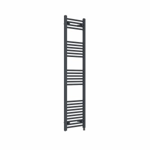 Bergen 1600 x 400mm Straight Anthracite Electric Heated Towel Rail