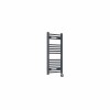 Bergen 800 x 400mm Straight Anthracite Thermostatic Touch Control Electric Heated Towel Rail