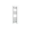 Bergen 1200 x 400mm Straight Chrome Thermostatic Touch Control Electric Heated Towel Rail