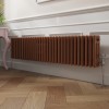 Bern 300 x 1460mm Metallic Bronze Triple Horizontal Column Radiator
